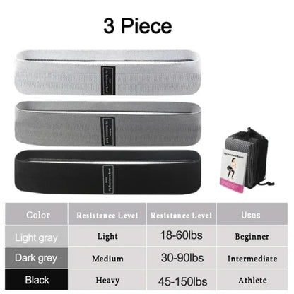 1/2/3PCS Elastic Bands Fitness Resistance Bands Yoga Pilates  Circle Expander Bands Gym Training  Workout Equipment
